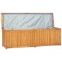Baúl de jardín madera maciza de teca 175x50x55 cm de vidaXL, Cajas de almacenaje para exteriores - Ref: Foro24-318734, Precio...