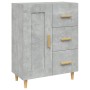 Aparador de madera contrachapada gris hormigón 69,5x34x90 cm de vidaXL, Aparadores - Ref: Foro24-812226, Precio: 86,43 €, Des...
