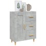 Aparador de madera contrachapada gris hormigón 69,5x34x90 cm de vidaXL, Aparadores - Ref: Foro24-812226, Precio: 86,43 €, Des...