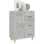 Gray concrete plywood sideboard 69.5x34x90 cm by vidaXL, Sideboards - Ref: Foro24-812226, Price: 85,39 €, Discount: %