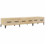 Mueble de TV madera contrachapada roble Sonoma 150x34,5x30 cm de vidaXL, Muebles TV - Ref: Foro24-812648, Precio: 80,69 €, De...