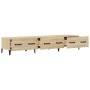 Mueble de TV madera contrachapada roble Sonoma 150x34,5x30 cm de vidaXL, Muebles TV - Ref: Foro24-812648, Precio: 80,69 €, De...