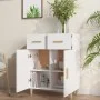 White plywood sideboard 69.5x34x89 cm by vidaXL, Sideboards - Ref: Foro24-812186, Price: 99,16 €, Discount: %