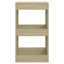 Estantería/divisor de espacios color roble Sonoma 40x30x72 cm de vidaXL, Librerías y estanterías - Ref: Foro24-811604, Precio...