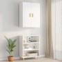Armario de pared colgante blanco brillante 69,5x34x90 cm de vidaXL, Aparadores - Ref: Foro24-812264, Precio: 86,36 €, Descuen...