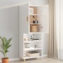 Armario de pared colgante blanco brillante 69,5x34x90 cm de vidaXL, Aparadores - Ref: Foro24-812264, Precio: 86,36 €, Descuen...