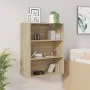 Armario colgante de pared roble Sonoma 69,5x32,5x90 cm de vidaXL, Aparadores - Ref: Foro24-812315, Precio: 73,10 €, Descuento: %