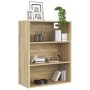 Armario colgante de pared roble Sonoma 69,5x32,5x90 cm de vidaXL, Aparadores - Ref: Foro24-812315, Precio: 75,65 €, Descuento: %