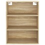 Armario colgante de pared roble Sonoma 69,5x32,5x90 cm de vidaXL, Aparadores - Ref: Foro24-812315, Precio: 75,65 €, Descuento: %