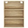 Armario colgante de pared roble Sonoma 69,5x32,5x90 cm de vidaXL, Aparadores - Ref: Foro24-812315, Precio: 73,10 €, Descuento: %