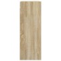 Armario colgante de pared roble Sonoma 69,5x32,5x90 cm de vidaXL, Aparadores - Ref: Foro24-812315, Precio: 75,65 €, Descuento: %