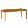 Mesa de jardín de madera maciza de acacia 200x100x74 cm de vidaXL, Mesas de jardín - Ref: Foro24-318744, Precio: 214,80 €, De...