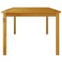 Mesa de jardín de madera maciza de acacia 200x100x74 cm de vidaXL, Mesas de jardín - Ref: Foro24-318744, Precio: 214,80 €, De...