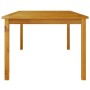 Mesa de jardín de madera maciza de acacia 200x100x74 cm de vidaXL, Mesas de jardín - Ref: Foro24-318744, Precio: 222,80 €, De...