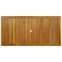 Mesa de jardín de madera maciza de acacia 200x100x74 cm de vidaXL, Mesas de jardín - Ref: Foro24-318744, Precio: 214,80 €, De...
