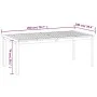 Mesa de jardín de madera maciza de acacia 200x100x74 cm de vidaXL, Mesas de jardín - Ref: Foro24-318744, Precio: 214,80 €, De...