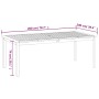 Mesa de jardín de madera maciza de acacia 200x100x74 cm de vidaXL, Mesas de jardín - Ref: Foro24-318744, Precio: 222,80 €, De...