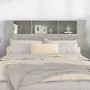 Mueble cabecero gris hormigón 160x18,5x104,5 cm de vidaXL, Cabeceros y pies de cama - Ref: Foro24-811938, Precio: 64,76 €, De...