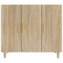 Aparador de madera de ingeniería roble Sonoma 90x34x80 cm de vidaXL, Aparadores - Ref: Foro24-812495, Precio: 100,74 €, Descu...