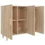 Aparador de madera de ingeniería roble Sonoma 90x34x80 cm de vidaXL, Aparadores - Ref: Foro24-812495, Precio: 100,74 €, Descu...