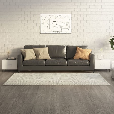 Mesa de centro patas de metal 2 uds blanco brillo 50x50x40 cm de vidaXL, Mesas de centro - Ref: Foro24-812739, Precio: 61,53 ...