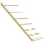 Wall-mounted wine rack for 7 bottles in gold metal by vidaXL, Wine racks - Ref: Foro24-340897, Price: 39,54 €, Discount: %