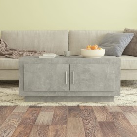 Mesa de centro madera contrachapada gris hormigón 102x50x45 cm de vidaXL, Mesas de centro - Ref: Foro24-811812, Precio: 94,28...