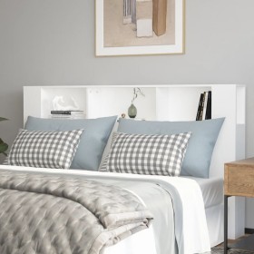 Mueble cabecero blanco 180x18,5x104,5 cm de vidaXL, Cabeceros y pies de cama - Ref: Foro24-811943, Precio: 78,14 €, Descuento: %