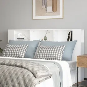 Mueble cabecero blanco 180x18,5x104,5 cm de vidaXL, Cabeceros y pies de cama - Ref: Foro24-811943, Precio: 79,19 €, Descuento: %