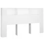 Weißes Kopfteilmöbel 180x18,5x104,5 cm von vidaXL, Kopf- und Fußteile - Ref: Foro24-811943, Preis: 79,19 €, Rabatt: %