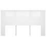 Mueble cabecero blanco 180x18,5x104,5 cm de vidaXL, Cabeceros y pies de cama - Ref: Foro24-811943, Precio: 78,14 €, Descuento: %