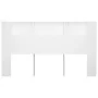Weißes Kopfteilmöbel 180x18,5x104,5 cm von vidaXL, Kopf- und Fußteile - Ref: Foro24-811943, Preis: 79,19 €, Rabatt: %