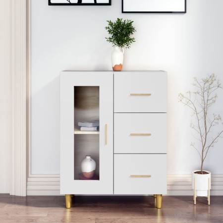 Aparador de madera de ingeniería blanco 69,5x34x90 cm de vidaXL, Aparadores - Ref: Foro24-812204, Precio: 93,15 €, Descuento: %