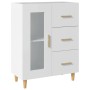 Aparador de madera de ingeniería blanco 69,5x34x90 cm de vidaXL, Aparadores - Ref: Foro24-812204, Precio: 93,15 €, Descuento: %
