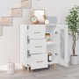 Aparador de madera de ingeniería blanco 69,5x34x90 cm de vidaXL, Aparadores - Ref: Foro24-812204, Precio: 93,15 €, Descuento: %