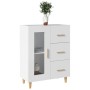 Aparador de madera de ingeniería blanco 69,5x34x90 cm de vidaXL, Aparadores - Ref: Foro24-812204, Precio: 93,15 €, Descuento: %