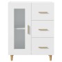 Aparador de madera de ingeniería blanco 69,5x34x90 cm de vidaXL, Aparadores - Ref: Foro24-812204, Precio: 93,15 €, Descuento: %