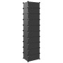Zapatero PP negro 44x32x174 cm de vidaXL, Zapateros y organizadores de calzado - Ref: Foro24-340560, Precio: 71,47 €, Descuen...
