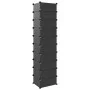Zapatero PP negro 44x32x174 cm de vidaXL, Zapateros y organizadores de calzado - Ref: Foro24-340560, Precio: 67,64 €, Descuen...