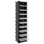 Zapatero PP negro 44x32x174 cm de vidaXL, Zapateros y organizadores de calzado - Ref: Foro24-340560, Precio: 71,47 €, Descuen...