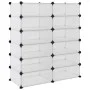 Zapatero PP transparente 94,5x36,5x106 cm de vidaXL, Zapateros y organizadores de calzado - Ref: Foro24-340564, Precio: 61,31...