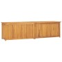 Baúl de jardín madera maciza de teca 200x50x55 cm de vidaXL, Cajas de almacenaje para exteriores - Ref: Foro24-318735, Precio...