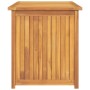 Baúl de jardín madera maciza de teca 200x50x55 cm de vidaXL, Cajas de almacenaje para exteriores - Ref: Foro24-318735, Precio...