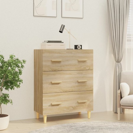 Aparador de madera contrachapada roble Sonoma 70x34x90 cm de vidaXL, Aparadores - Ref: Foro24-812153, Precio: 88,33 €, Descue...