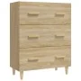 Aparador de madera contrachapada roble Sonoma 70x34x90 cm de vidaXL, Aparadores - Ref: Foro24-812153, Precio: 87,20 €, Descue...