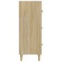 Aparador de madera contrachapada roble Sonoma 70x34x90 cm de vidaXL, Aparadores - Ref: Foro24-812153, Precio: 87,20 €, Descue...