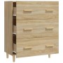 Aparador de madera contrachapada roble Sonoma 70x34x90 cm de vidaXL, Aparadores - Ref: Foro24-812153, Precio: 88,33 €, Descue...