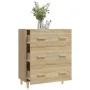 Aparador de madera contrachapada roble Sonoma 70x34x90 cm de vidaXL, Aparadores - Ref: Foro24-812153, Precio: 87,20 €, Descue...