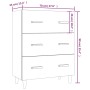 Aparador de madera contrachapada roble Sonoma 70x34x90 cm de vidaXL, Aparadores - Ref: Foro24-812153, Precio: 88,33 €, Descue...
