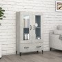 Aparador de madera contrachapada gris hormigón 70x31x115 cm de vidaXL, Aparadores - Ref: Foro24-812559, Precio: 97,91 €, Desc...